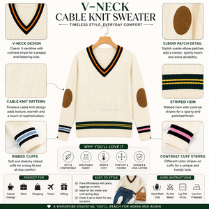 Suéter Casual de Acrílico con Contraste de Color y Diseño de Bloques de Color de la Hermandad Femenina Cosh International, Manga Larga, Largo Regular, Patrón Sólido - Product Image 6