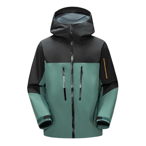 Chaqueta impermeable con capucha para hombre, cortavientos, para exteriores, ligera, para senderismo, camping, transpirable, con cierre de cremallera. - Product Image 5