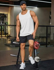 Trendy Activewear Men’s Tank Top Gym Vest Sleeveless Workout Shirt Fitness <b>Running</b> <b>Singlet</b> Stretch Sportswear for Bodybuilding - Product Image 4