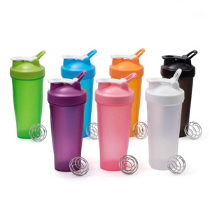 Botella de PP de 600 ml con Mezclador de Acero Inoxidable, Diseño Antiderrames para Gimnasio, Tapa para Beber Directo, Ecológica y Reutilizable - Product Image 3