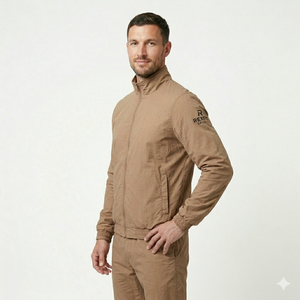 ชุดวอร์มไนลอนผู้ชายแบบกำหนดเอง เสื้อแจ็คเก็ตกันลมคุณภาพสูง ชุดกันน้ำสองชิ้น ดีไซน์ใหม่ ชุดวอร์ม 2 ชิ้นสำหรับเด็กผู้ชาย - Product Image 2