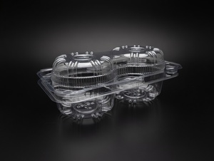 Envase Transparente de PET Reciclado con Diseño Ventilado para Productos Agrícolas Frescos, Capacidad de 120-200g - Product Image 2