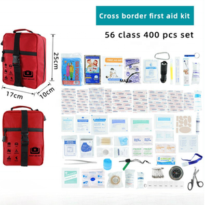Botiquín <span class=keywords><strong>de</strong></span> Primeros Auxilios Firstime <span class=keywords><strong>de</strong></span> 400 Piezas con Suministros Médicos para el Hogar, Exteriores, Oficina, Auto, Viajes, Camping y Senderismo - Product Image 1