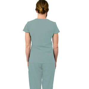 Uniformes Médicos al por Mayor, Uniformes de Trabajo de Talla Grande, Tejido 100% Algodón, Tops Cómodos, Pantalones Cargo, Conjunto de Uniformes para Unisex - Product Image 5