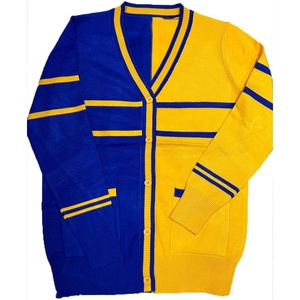 เสื้อสเวตเตอร์ผู้หญิงแบบคอวี ยี่ห้อ Sigma Gamma Rho ผลิตตามสั่ง ขายส่ง ทำจากผ้าฝ้าย 100% สำหรับชมรมนักศึกษากรีก พร้อมป้ายปักคุณภาพสูงแบบหนา - Product Image 1