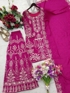 เปิดตัวดีไซน์ใหม่มาแรง ชุดผ้าไหมวิชิตร่า*(เสื้อ+กางเกง+ผ้าคลุมไหล่) พร้อมสวมใส่ ดีไซน์สวยทันสมัย - Product Image 3