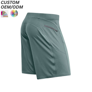 Shorts de sport décontractés pour hommes en coton et élasthanne, séchage rapide, légers, respirants, logo personnalisé, OEM ODM, vêtements en gros - Product Image 5