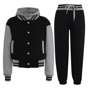 Survêtements de style universitaire de qualité supérieure avec fermeture à boutons, streetwear, logo personnalisé, survêtement de baseball classique pour hommes - Product Image 2