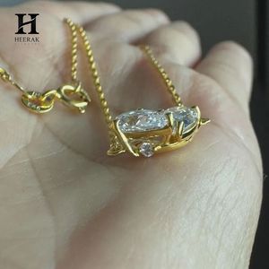 Elegant Pear-Cut Diamond Cluster <b>Pendant</b> Necklace in <b>Solid</b> <b>Gold</b> – Fine Jewelry by Heerak Diamonds - Product Image 4