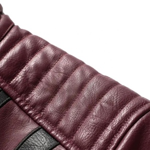 Veste de moto en cuir véritable d'hiver décontractée pour hommes, couleur personnalisée régulière, respirante, coupe-vent, fermeture à glissière chauffante antibactérienne - Product Image 4