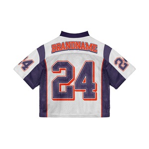 Camiseta Deportiva Retro Personalizada, Camiseta Corta, Top Deportivo, Camiseta de Béisbol de Entrenamiento de Gran Tamaño, Camiseta de Fútbol de Malla para Práctica - Product Image 2
