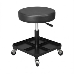 Tabouret de mécanicien roulant réglable en hauteur, siège de garage hydraulique de 12,8 à 17,3 pouces avec roues et organisateur d'outils GAPGAR030 - Product Image 3