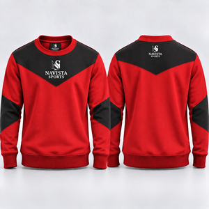 Mens Trending Sweatshirt Cotton Fleece Oversized <b>Crewneck</b> Pullover Custom Logo Streetwear New Fashion Sweatshirt - Product Image 1