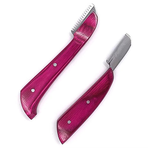 Juego de Cuchillos para Peluquería Canina, 6 Herramientas de Acero Inoxidable con Mango de Plástico Antideslizante y Ecológico - Product Image 2