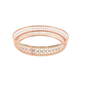 Gran oferta de Bandejas para servir hechas a mano para bandeja de decoración de Ramadán, decoración de Metal dorado Eid Ramadán en diseño elegante para artículos de Hotel para el hogar - Product Image 6