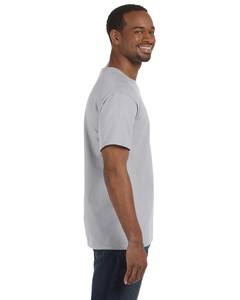 T-shirt à manches courtes en jersey tricoté uni, col renforcé, toucher ultra doux, qualité supérieure, luxe premium - Product Image 2