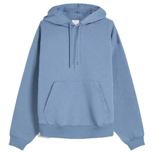 Men's <b>Plain</b> Custom Logo Drop Shoulder Thick Oversized Casual Hoodie Women's Streetwear Pullover Heavyweight Casual <b>Sweatshirt</b> - Product Image 2
