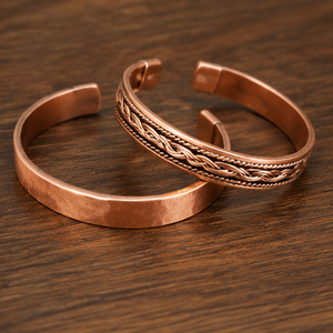 Handcrafted Copper Bangle With Interwoven <b>Rope</b> Pattern Fashionable Metal <b>Bracelet</b> Exquisite Jewelry - Product Image 6