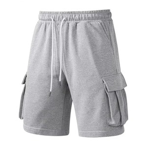 Pantalones Cortos Deportivos Casuales de Alta Calidad para Hombre, Estilo Americano, para Correr, de Cinco Cuartos, de Pierna Recta, Mezcla de Algodón y Poliéster - Product Image 2