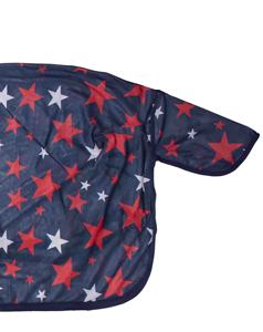 Alfombra de caballo de malla combinada portátil de Grado Superior 100% con forro de nailon con estampado de estrellas hecho en La India - Product Image 3