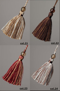 37 couleurs, 9 cm, 3,54 pouces, mini pompon avec perle, soyeux, coloré, pompon personnalisé, fabriqué au Pakistan, haute qualité, utilisation décorative pour vêtements - Product Image 3