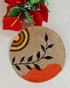 Table Mat Bring natural beauty and elegance to your dining space with our handcrafted rattan <b>placemats</b>. - Product Image 1