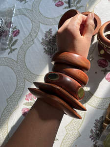 Handcrafted Unique Design Resin Bangle <b>Bracelet</b> Eco-Friendly Custom Resin Jewelry Artisan-Made Statement Piece - Product Image 6