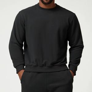 <b>White</b> Men Sweatshirt Casual Streetwear Pullover Relaxed Fit Fashion <b>Top</b> Custom USA Wholesale Apparel Trendy Everyday Wear - Product Image 5