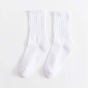 Chaussettes de sport unisexes à motif cachemire, noires et blanches, tricotées, antidérapantes, séchage rapide, écologiques, pour l'automne - Product Image 6