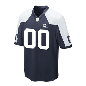 Camiseta de Fútbol Americano de Alta Calidad, Manga Corta, 100% Poliéster, Tela Suave y Cómoda, con Nombre, Número y Logotipo del Equipo Personalizados - Product Image 3