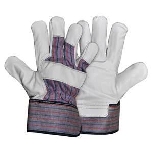 Guantes de Trabajo Canadienses de Primera Calidad PPE, Cuero de Grano de Vaca, Puño de Seguridad Reforzado, 11oz, Sin Silicona - Product Image 2