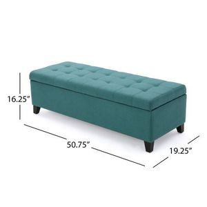 <b>Storage</b> Ottoman Stylish <b>Stool</b> with Hidden <b>Storage</b> Space for Home or Office Use - Product Image 5