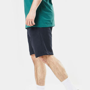 Pantalones Cortos de Felpa con Cordón Ajustable y Logotipo Personalizado para Hombre, 100% Algodón Transpirable, Cintura Media, Estilo Urbano Vintage Ecológico - Product Image 2