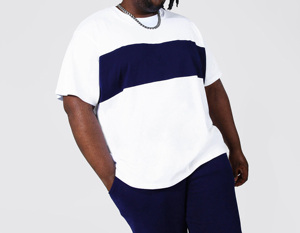 Ensembles de shorts décontractés d'été grande taille pour hommes, couleur unie, en coton et polyester, avec poches, logo personnalisé, vente en gros - Product Image 3