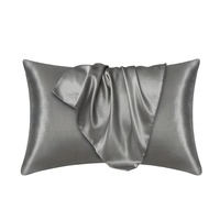 Taie d'oreiller douce et lisse, couleur délicate, toucher confortable, décoration d'intérieur haut de gamme pour un sommeil réparateur, élégance simple, améliorez votre espace de sommeil