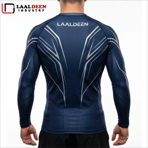 เสื้อยืดซับลิเมชั่นสำหรับผู้ชาย บีเจเจ คิกบ็อกซิ่ง MMA แรชการ์ด คิโมโน มวยปล้ำ ป้องกันรังสียูวี UPF จัดส่งฟรี - Product Image 2