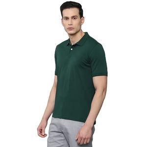 Polo de Manga Corta Casual para Hombre con Logotipo Personalizado, Color Sólido, Tejido de Algodón Transpirable, Talla Grande - Product Image 4