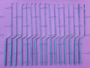 Curettes hypophysaires Hardy, plateau stérile pour chirurgie neurochirurgicale transsphénale, lot de 17 - Product Image 3