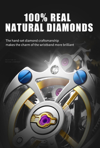 Montre mécanique tourbillon 7063 au design classique, design ajouré double face, montre de luxe pour homme, certifiée par le fabricant. - Product Image 4