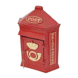 Handmade Vintage Post <b>Box</b> Garden Supplies Gift Ideas OEM Customized Latest Mailbox Wall Mount Weatherproof <b>Letter</b> <b>Box</b> Hot Sell - Product Image 6