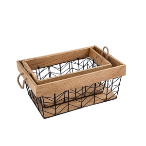 Premium Quality Modern Rectangle <b>Basket</b> for Home Storage and Organization for Bedroom Kitchen <b>Bathroom</b> Available For Sale - Product Image 6