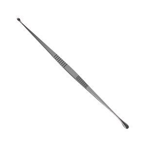 Cureta Ósea Volkmann de Doble Extremo de Alta Calidad (Ovalada/Redonda) de 99 mm, Instrumentos Quirúrgicos Manuales para Ombligo NSI-SA-103 CE - Product Image 1