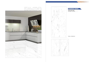 Carreaux de sol en porcelaine modernes de qualité supérieure, finition mate, 600x1200mm, 8mm d'épaisseur, résistants à l'usure, pour les pièces et les appartements - Product Image 1