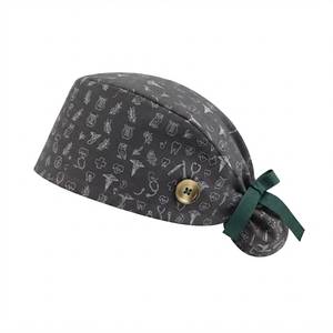 Gorro Quirúrgico Estampado Rosa, Ajustable, para Uso Médico y Quirúrgico, Accesorio de Uniforme Hospitalario para Mujer, Tejido de Algodón - Product Image 5