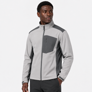 High Quality Men's Hooded Softshell Jacket <b>Waterproof</b> Windproof <b>Long</b> Thin Winter <b>Coat</b> OEM Custom Designs Nylon Fabric OEM - Product Image 5