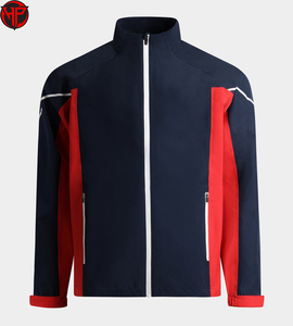 Veste imperméable coupe-vent pour homme, réversible, col montant, fermeture éclair intégrale, manteau d'hiver d'extérieur, vente en gros, veste de pluie - Product Image 3