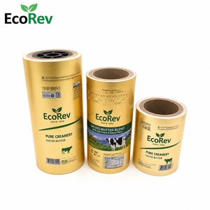Papel de Aluminio Laminado para Envasado de Margarina y Mantequilla, Impresión de Logotipo Personalizado, Hojas Troqueladas de Grado Alimenticio - Product Image 2