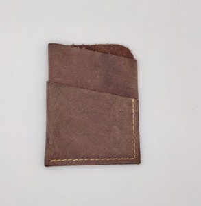 Premium Men's Vintage Designer <b>Wallet</b> Custom Logo Genuine Leather Card Holders <b>RFID</b> <b>Blocking</b> Multi Slots Fold Closure Short - Product Image 2