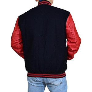 Varsity <b>Jackets</b> Wool Body Genuine Long Sleeves Winter Wear <b>Smart</b> and Stylish Men's <b>Jacket</b> - Product Image 3
