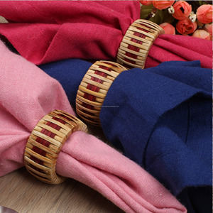 Hot Selling Handmade Bamboo Cane Wedding Rattan <b>Napkin</b> Ring for Table Decoration Best Quality Handwoven <b>Easter</b> <b>Napkin</b> Ring Cheap - Product Image 6